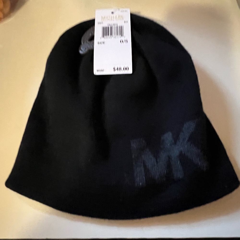 Michael Kors Classic Black Knit Hat
